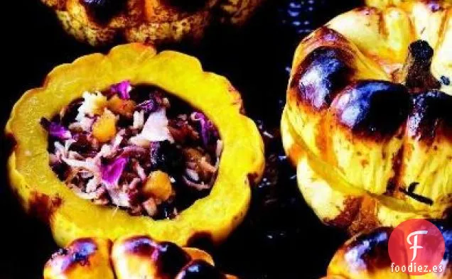 Calabaza Rellena Persa con Pétalos de Rosa