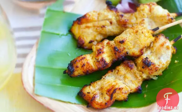 Receta de Satay de Pollo