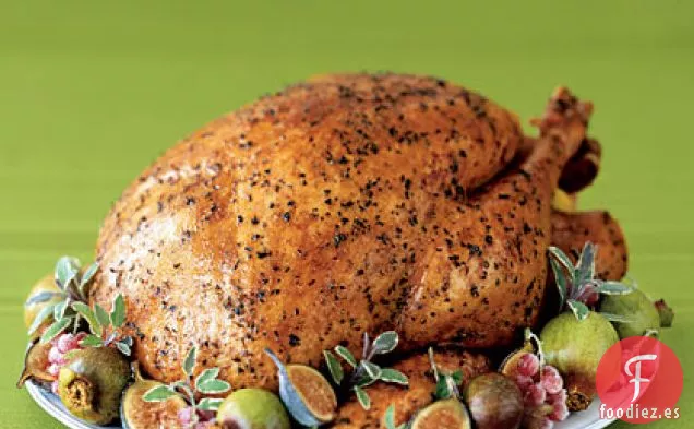 Pavo Frotado con Orégano y Cilantro