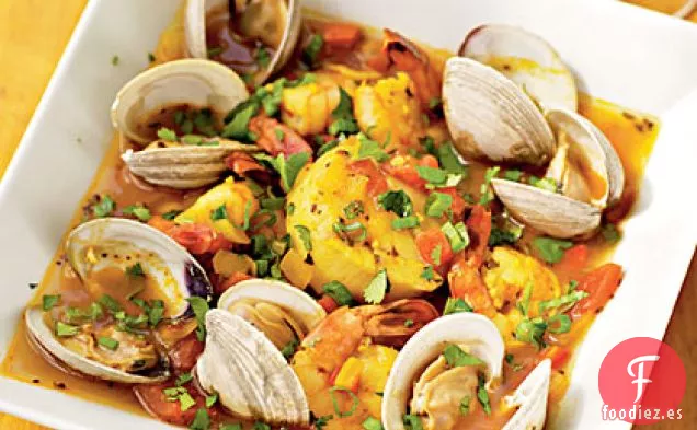 Mariscos con Chipotle y Tequila