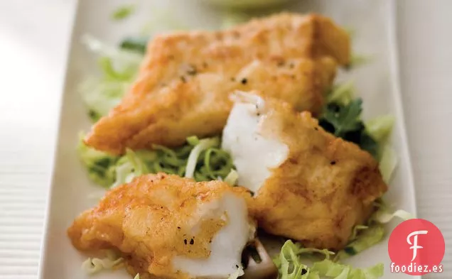 Bacalao Rebozado con Salsa Marie Rose