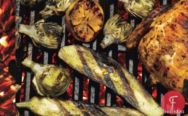 Limones Asados, Alcachofas Y Berenjenas