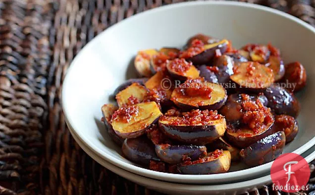 Receta de Berenjena de Sambal