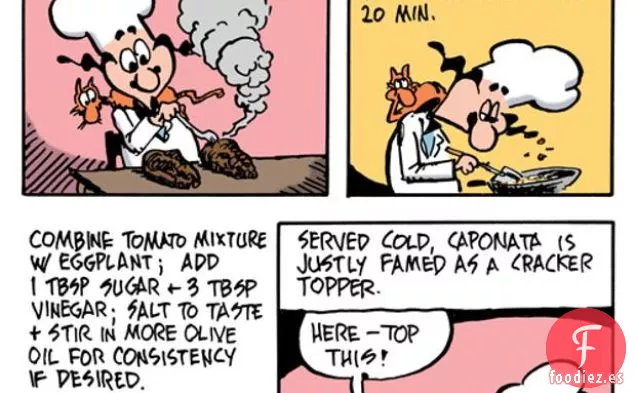La Cocina de Dibujos Animados: Caponata