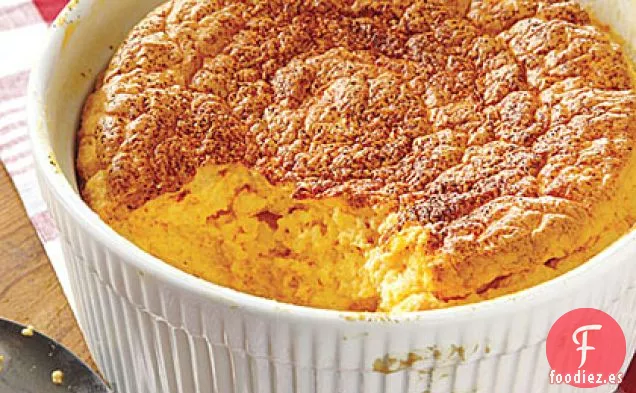 Cazuela de Arroz con Cheddar Inflado