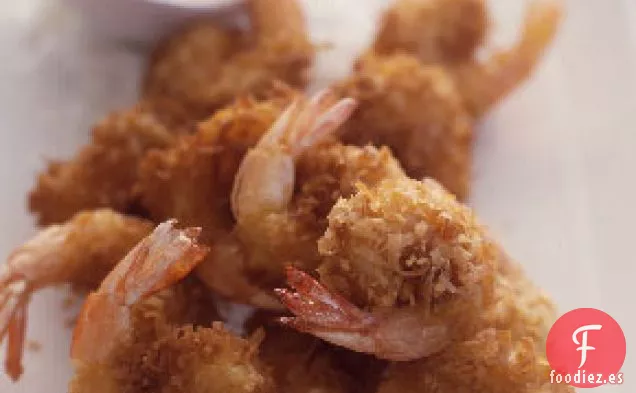 Camarones de Coco con Salsa de Tamarindo y Jengibre