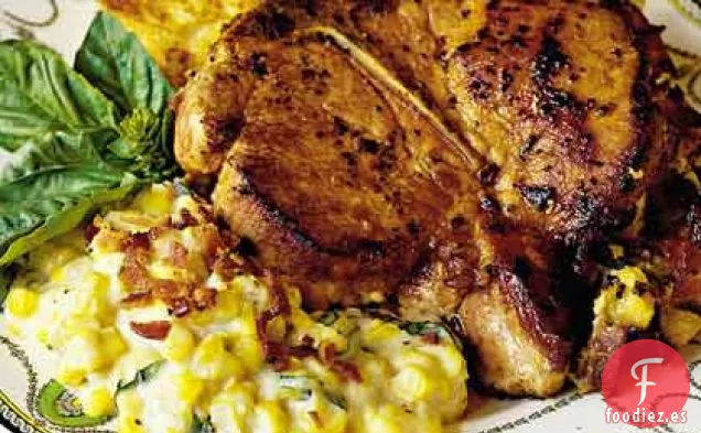 Chuletas de Cerdo Rellenas