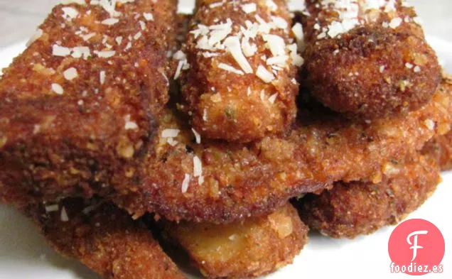 Berenjena Frita con costra de Panko