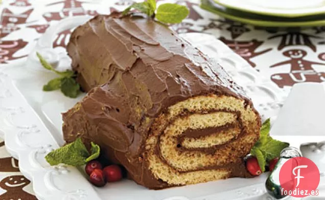 Buche de Noel - Lacto Ovo Vegetarianismo Recetas