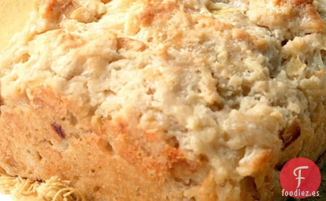 Pan Rebozado de Cebolla y Cerveza Fontina