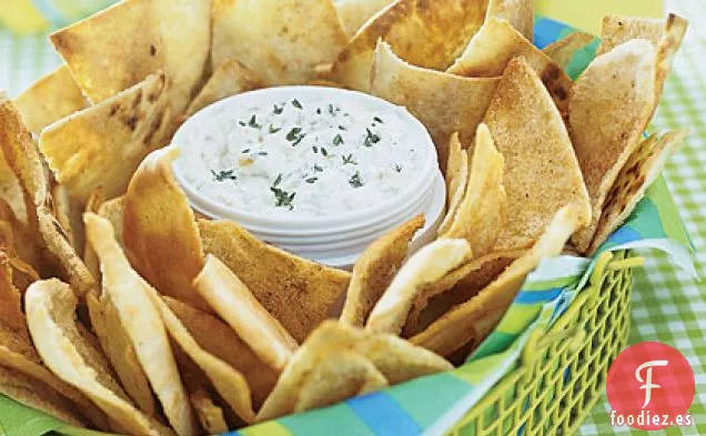 Chips de Pita de Ajo