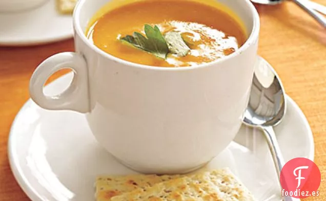 Sopa de Calabaza Picante