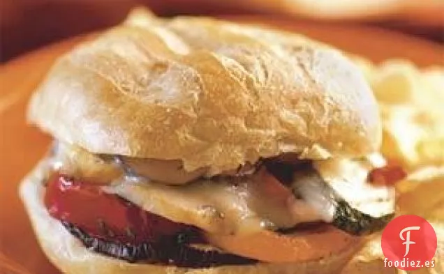 Sándwiches de Verduras Asadas