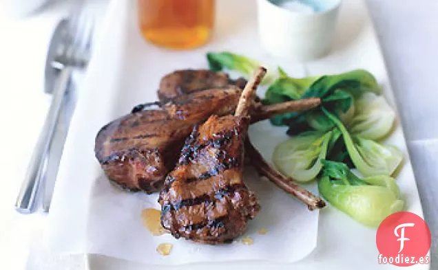 Char Siu Chino Chuletas de Cordero a la Parrilla