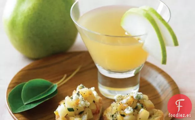 Crostini de Pera y Salvia Caramelizados