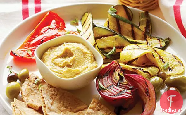 Plato de Meze de Verduras a la Parrilla