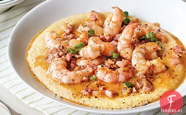 Camarones y Sémola al estilo Cajún