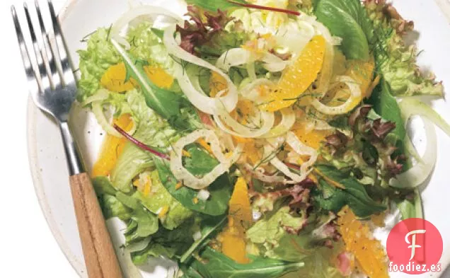 Verduras Mixtas con Mandarinas e Hinojo