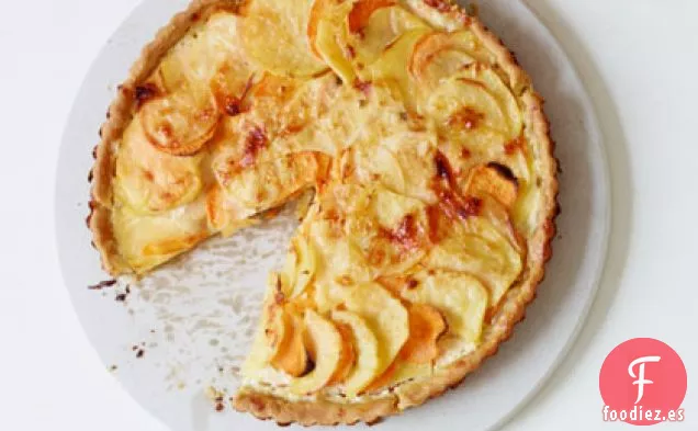 Tarta de Dos Patatas Gratinada