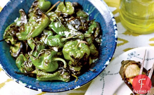 Pimientos de Padrón a La Parrilla