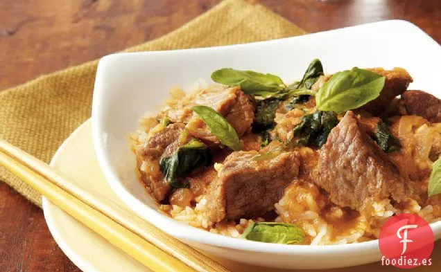 Ternera al Curry Rojo Tailandés