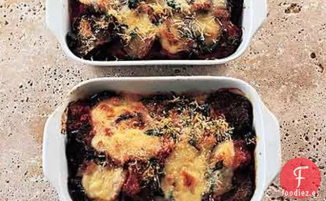 Berenjena Al Horno De Tessa Con Tomate, Mozzarella Y Parmesano
