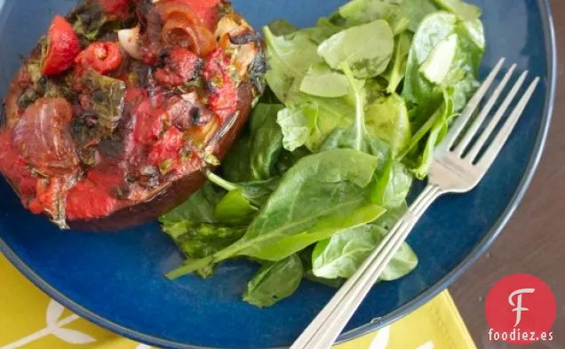 Berenjena Y Tomates Estofados