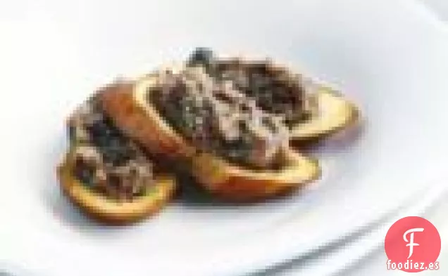 Bruschetta Con Caviar De Berenjena