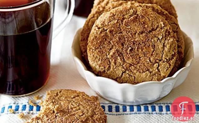 Snickerdoodles de Mantequilla de Almendras