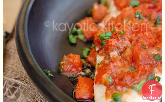 Bacalao con un toque de Salsa