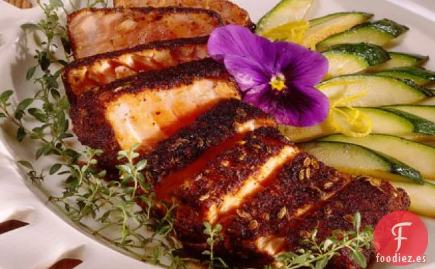 Salmón Friccionado con Chile