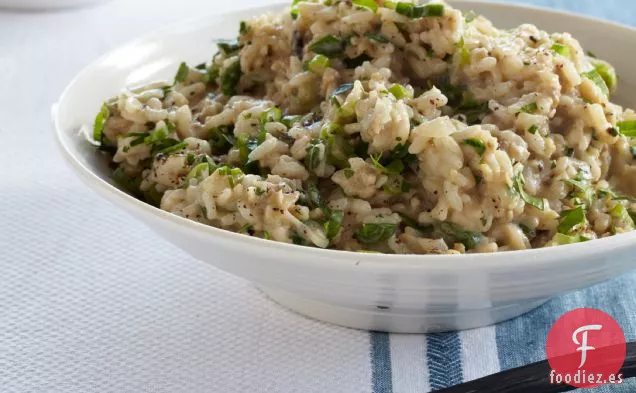 Risotto de Berenjena a la Parrilla