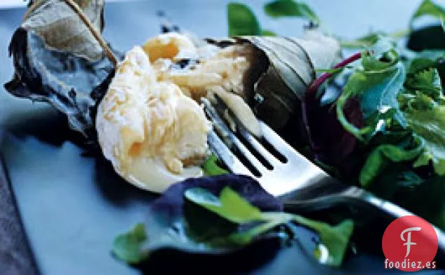 Ensalada de Mesclun con Queso Banon