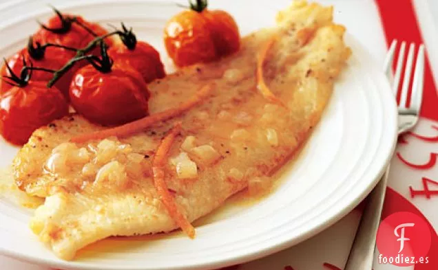 Suela con Mantequilla Marrón Anaranjada