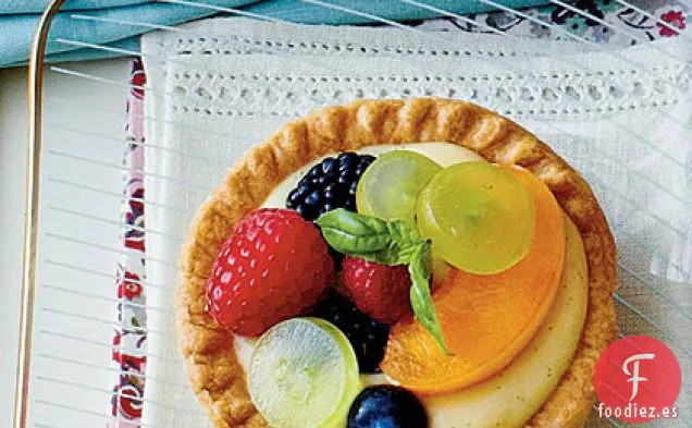 Tartas de Suero de Mantequilla y Vainilla