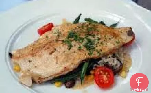 Bacalao Con Chiles Asados Y Cayena