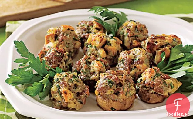 Champiñones Rellenos Picantes