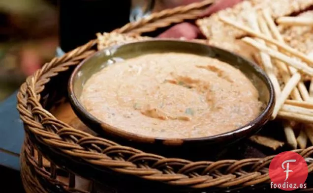 Salsa de Queso y Pimiento Rojo