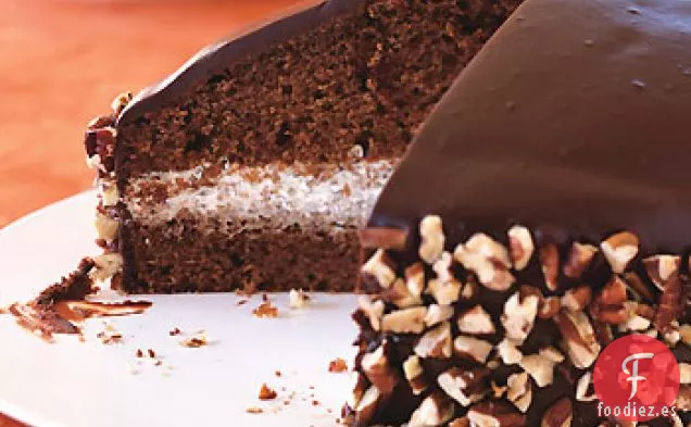 Pastel de Cúpula de Chocolate y Miel con Glaseado de Chocolate y Miel