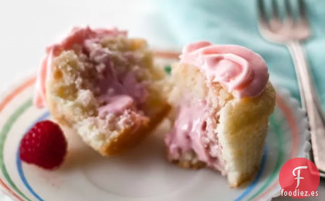 Cupcakes de Crema de Frambuesa