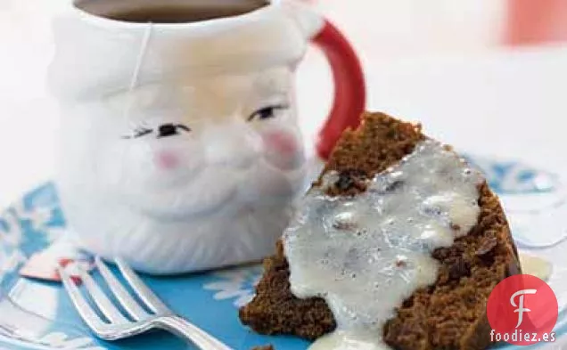 Budín al Vapor con Salsa de Limón