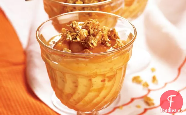 Tapioca de Melocotón y Crema