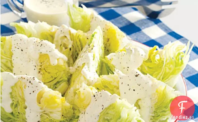 Gajos de Lechuga con Aderezo Cremoso