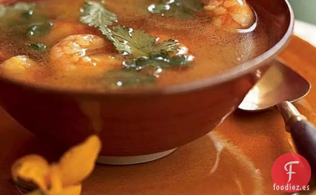 Sopa de Camarones Agria y Picante