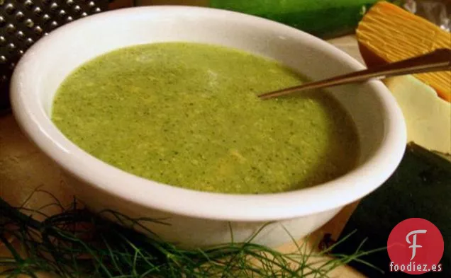Sopa de Calabacín con Hierbas