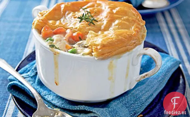 Pastel Cargado de Pollo y Tocino
