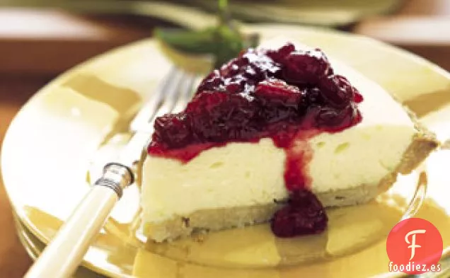 Pastel de Gasa de Limón con Arándanos Glaseados