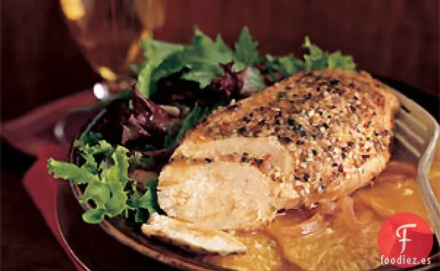 Pollo con Especias y Naranjas