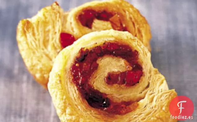 Molinillos de Hojaldre con Fruta Confitada