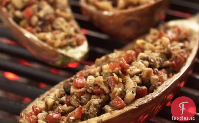Berenjena Rellena a la Parrilla